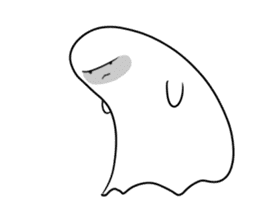 ghost boo~ sticker #14779258