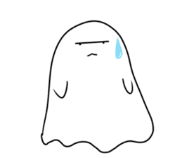 ghost boo~ sticker #14779263