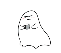 ghost boo~ sticker #14779267