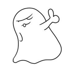 ghost boo~ sticker #14779270