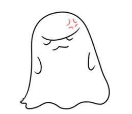 ghost boo~ sticker #14779271