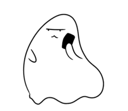 ghost boo~ sticker #14779274