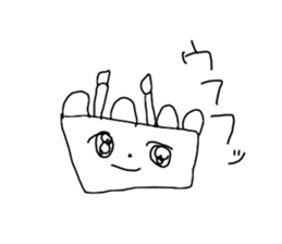 Stickers that suitably drawn sticker #14779681