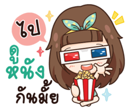 Molly, Cry baby go everywhere. sticker #14780296