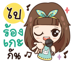 Molly, Cry baby go everywhere. sticker #14780303