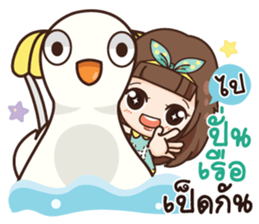 Molly, Cry baby go everywhere. sticker #14780310