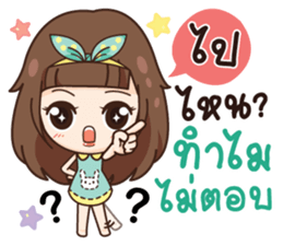 Molly, Cry baby go everywhere. sticker #14780322