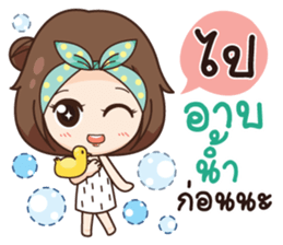 Molly, Cry baby go everywhere. sticker #14780324