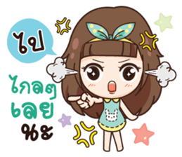 Molly, Cry baby go everywhere. sticker #14780325