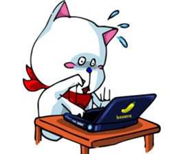 Romantic (?) Couple: The two of us sticker #14780644