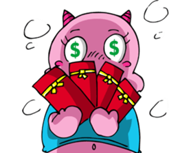 Romantic (?) Couple: The two of us sticker #14780650