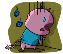 Romantic (?) Couple: The two of us sticker #14780651