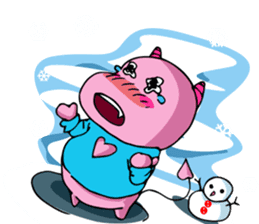 Romantic (?) Couple: The two of us sticker #14780652