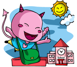 Romantic (?) Couple: The two of us sticker #14780655