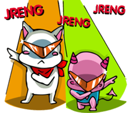 Romantic (?) Couple: The two of us sticker #14780665