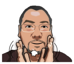 Kaos is very intimate. sticker #14780923