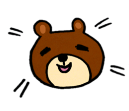 Mystery cute Kuma CHAN sticker #14781711