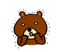 Mystery cute Kuma CHAN sticker #14781713