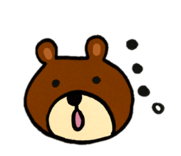 Mystery cute Kuma CHAN sticker #14781715