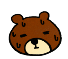 Mystery cute Kuma CHAN sticker #14781718