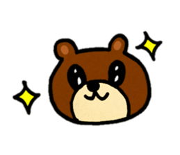 Mystery cute Kuma CHAN sticker #14781725