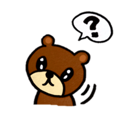 Mystery cute Kuma CHAN sticker #14781728