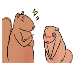 Drunk Squirrel 2 sticker #14782194