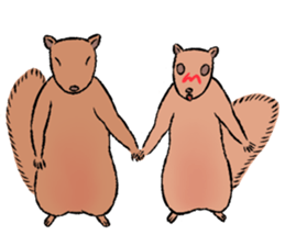 Drunk Squirrel 2 sticker #14782198