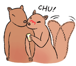 Drunk Squirrel 2 sticker #14782202