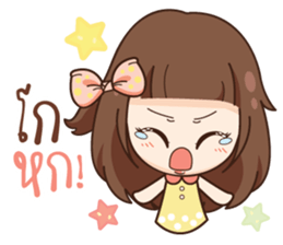 Molly,Pettish Girl. sticker #14782280