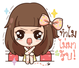 Molly,Pettish Girl. sticker #14782289