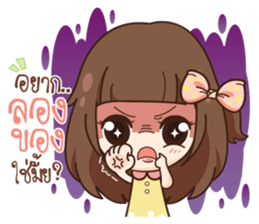 Molly,Pettish Girl. sticker #14782292