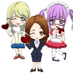 Lovely Girls Valentine English