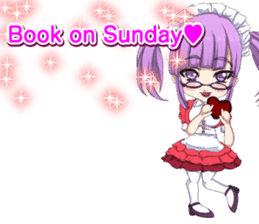 Lovely Girls Valentine English sticker #14782864