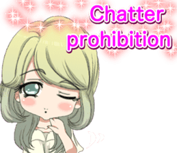 Lovely Girls Valentine English sticker #14782887