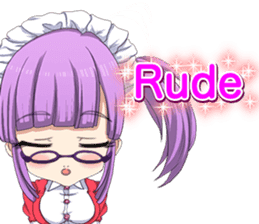 Lovely Girls Valentine English sticker #14782888