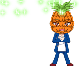 Lovely Cool fruit from Valentine English sticker #14782985