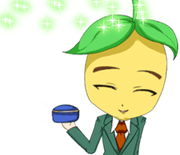 Lovely Cool fruit from Valentine English sticker #14782986