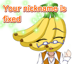 Lovely Cool fruit from Valentine English sticker #14782987