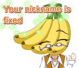 Lovely Cool fruit from Valentine English sticker #14782987