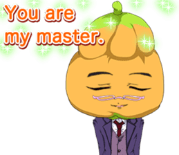 Lovely Cool fruit from Valentine English sticker #14782988