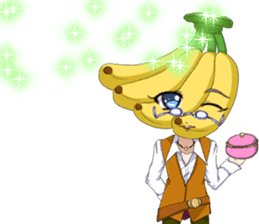 Lovely Cool fruit from Valentine English sticker #14782991