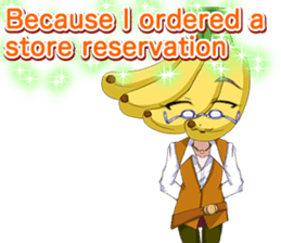 Lovely Cool fruit from Valentine English sticker #14782995