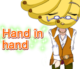 Lovely Cool fruit from Valentine English sticker #14782999