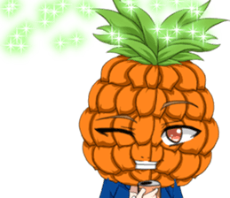 Lovely Cool fruit from Valentine English sticker #14783005