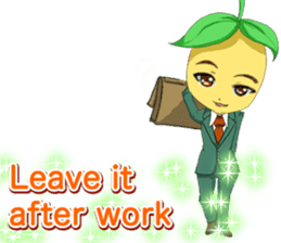 Lovely Cool fruit from Valentine English sticker #14783006