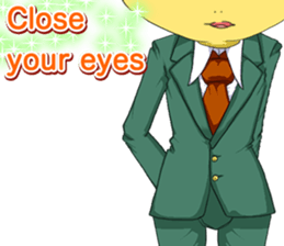 Lovely Cool fruit from Valentine English sticker #14783014