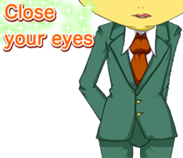 Lovely Cool fruit from Valentine English sticker #14783014