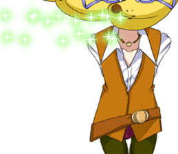 Lovely Cool fruit from Valentine English sticker #14783015