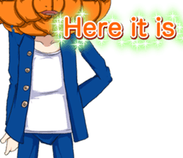 Lovely Cool fruit from Valentine English sticker #14783017